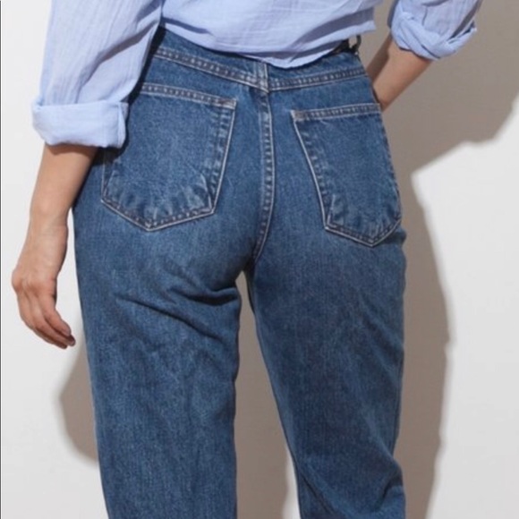 vintage style high waisted jeans